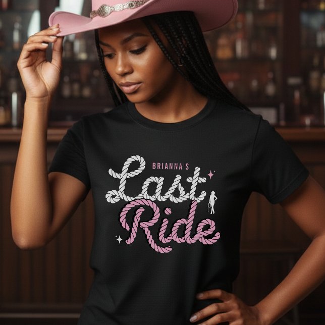 T-shirt Enterrement de vie de jeune fille Cowgirl Dernière (Créateur téléchargé)
