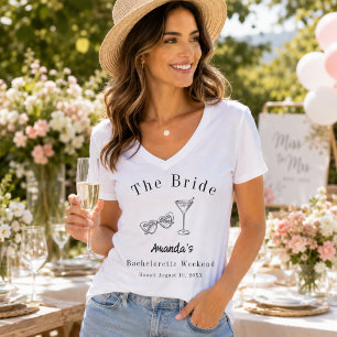 T-shirt Enterrement de vie de jeune fille de la mariée sur