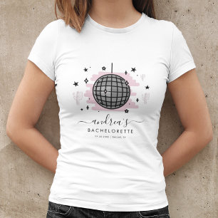 T-shirt Enterrement de vie de jeune fille Disco Espace Rét