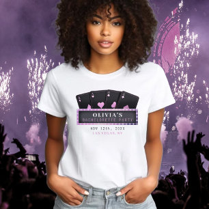 T-shirt Enterrement de vie de jeune fille rose et noir As 