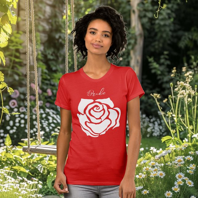 T-shirt Enterrement de vie de jeune fille Rose Rouge  (Créateur téléchargé)