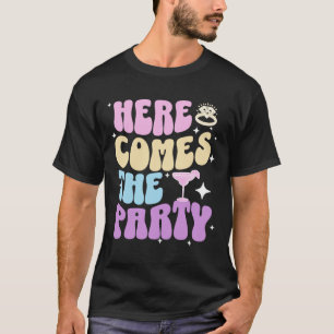 T-shirt Enterrement de vie de jeune fille Voici la mariée