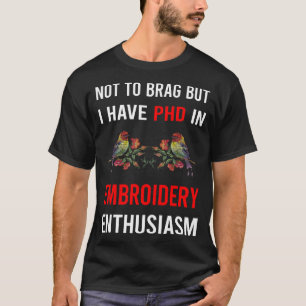 T-shirt Enthousiasme Broderie Broder Brodé