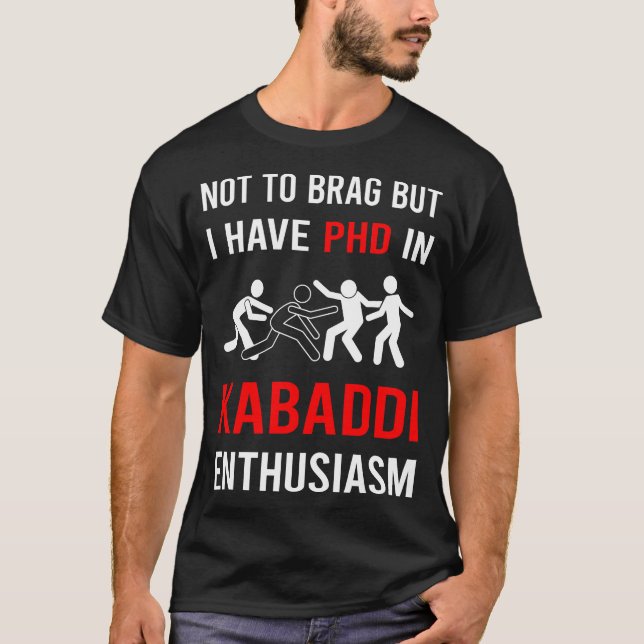 T-shirt Enthousiasme Kabaddi Kabadi (Devant)