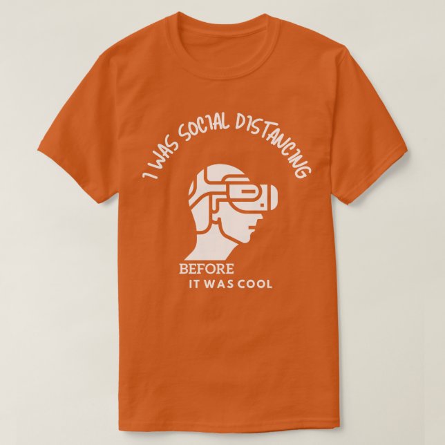 T-shirt Enthousiaste de la réalité virtuelle (Design devant)