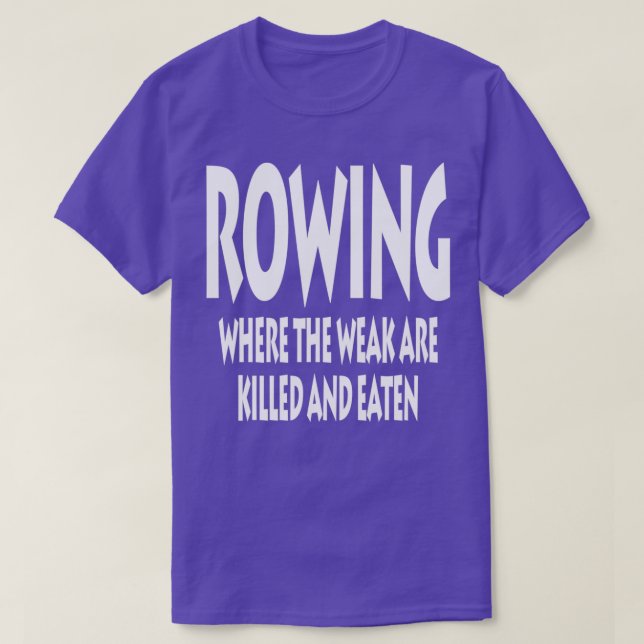 T-shirt Enthousiaste de l'aviron 2 (Design devant)