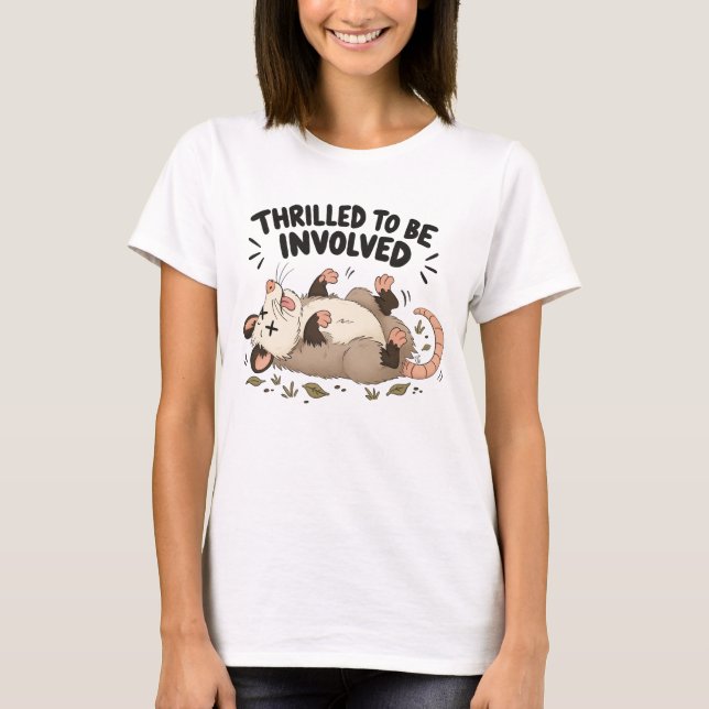 T-shirt Enthousiaste d'être impliqué (Devant)