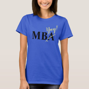 T-shirt Enthousiaste MBA Graduate