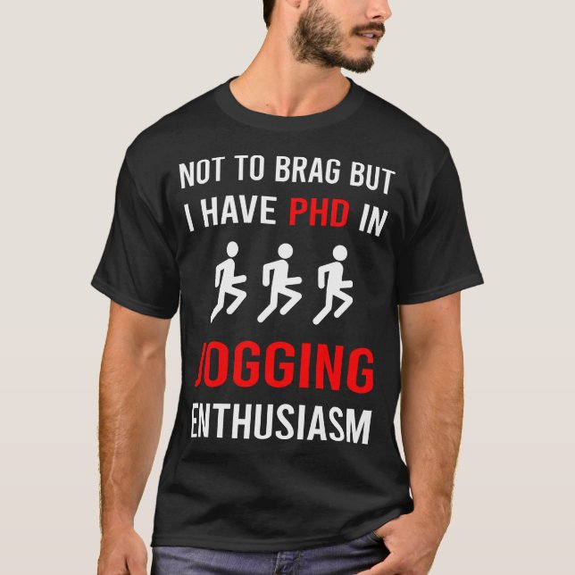 T-shirt Enthusiasm Jogging Jog Jogger (Devant)
