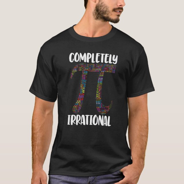 T-shirt Entièrement Irrationnel Pi Femmes Mathletic Love B (Devant)