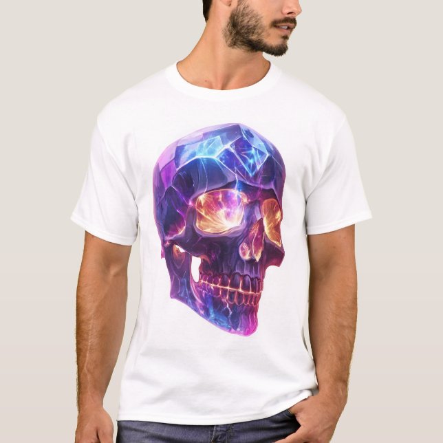 T-shirt Entité de Crâne de Cristal (Devant)