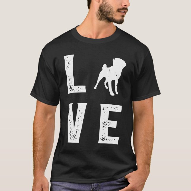 T-shirt Entlebucher Sennenhund Love  1 (Devant)