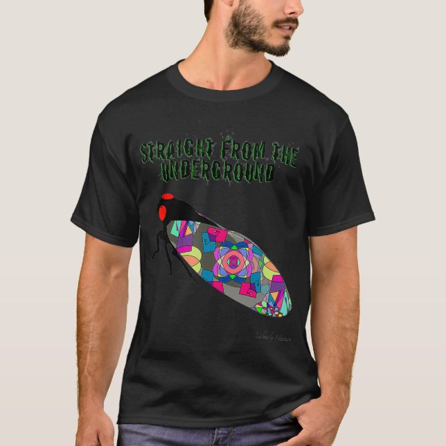 T-shirt Entomologie Cicada Brood X Hommes Femmes Enfants (Devant)