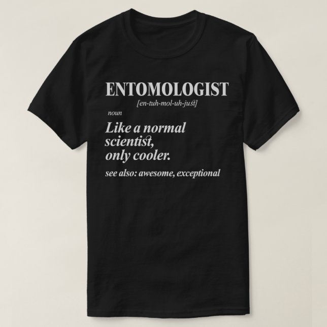 T-shirt Entomologie Entomologiste Bug Bugs Insectes Insect (Design devant)