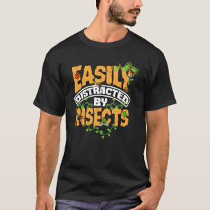 T-shirt Entomologie Entomologiste Insectes Facilement Dist