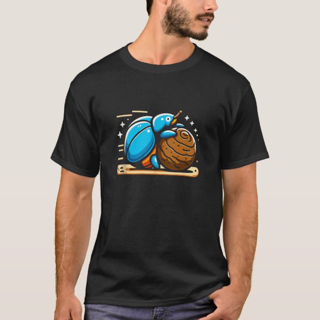 T-shirt Entomologie future de l'insecte du dung (Devant)
