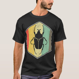 T-shirt Entomologiste de l'insecte du scarabée rétro