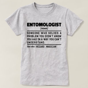 T-shirt Entomologiste Noun Insect Lover Entomologie drôle