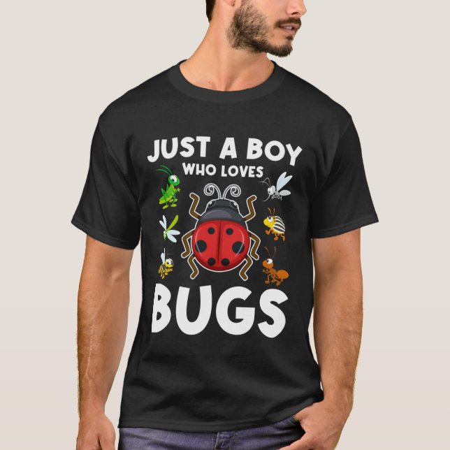 T-shirt Entomologiste propriétaire attrapeur éleveur garço (Devant)