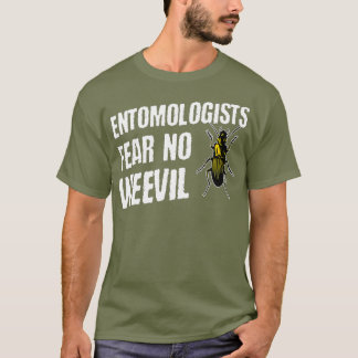 T-shirt Entomologistes ne craignent pas Wemal Funny Beetle
