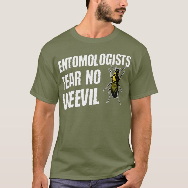 T-shirt Entomologistes ne craignent pas Wemal Funny Beetle (Devant)
