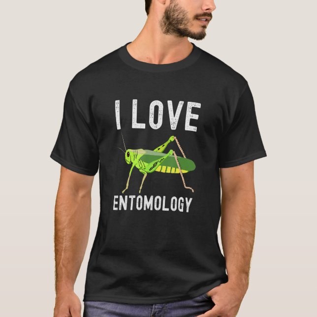 T-shirt Entomology  I Love Entomology (Devant)