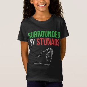 T-Shirt Entouré par Stunads Drôle des paroles italiennes
