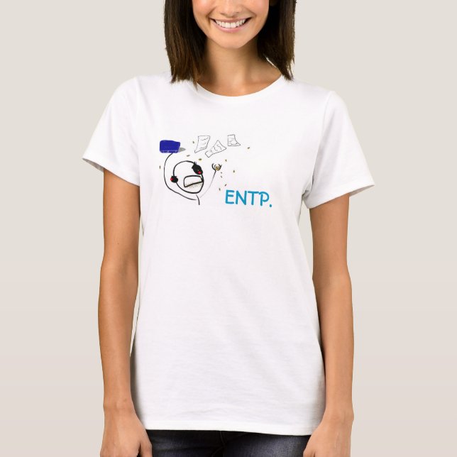 T-shirt ENTP et café (Devant)