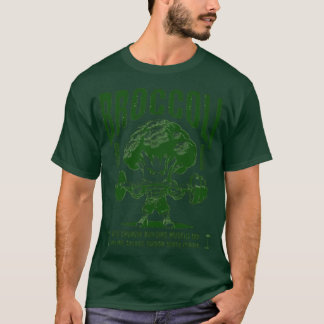 T-shirt Entraînement Broccoli Musclé Art de Gym Drôle Nour