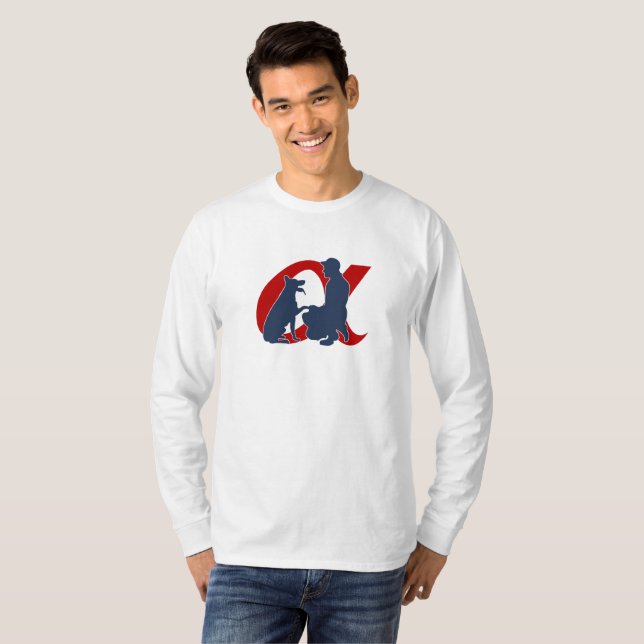 T-shirt entraînement de chien k9 (Devant entier)