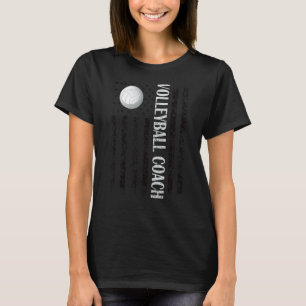 T-shirt Entraînement de volleyball fier nous drapeau Entra