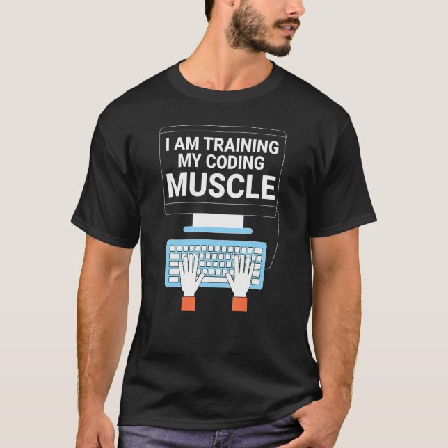 T-shirt Entraînement du muscle de codage (Devant)