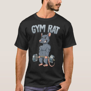 T-shirt Entraînement en force soulevé de terre rat de gym