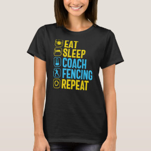 T-shirt Entraînement Entraînement Manger Sleep Répétition