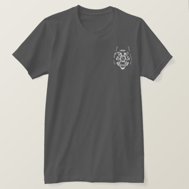 T-shirt Entraînement graphique WOD KILLA Wolf Functional F (Design devant)