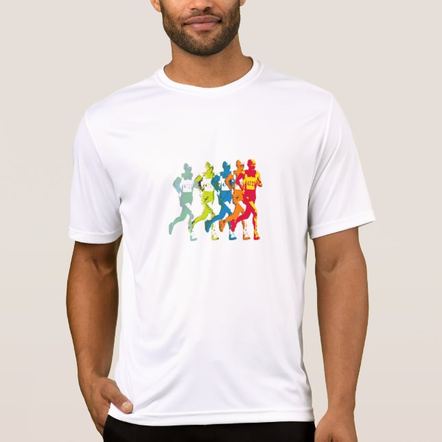 T-shirt entraînement marathon, course (Devant)