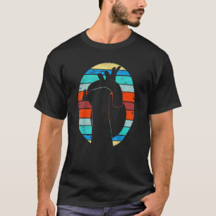 T-shirt Entraînement vintage Kettlebell Retro Sunset Fitn