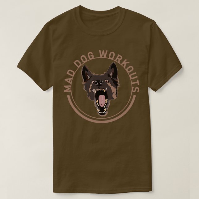 T-shirt Entraînements de chien fou (Design devant)
