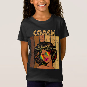 T-Shirt Entraîneur Afro-Africaine Américaine Femmes Histoi