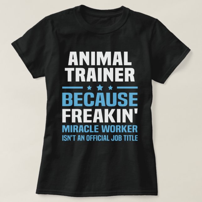T-shirt Entraîneur animal (Design devant)