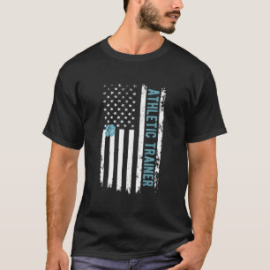 T-shirt Entraîneur Athlétique Drapeau États-Unis Formation