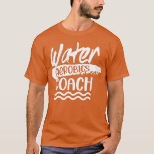 T-shirt Entraîneur d'aérobic d'eau aqua instructeur de pas
