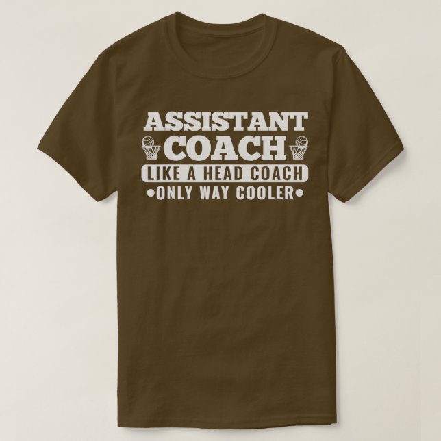 T-shirt Entraîneur d'assistant sportif Comme un entraîneur (Design devant)