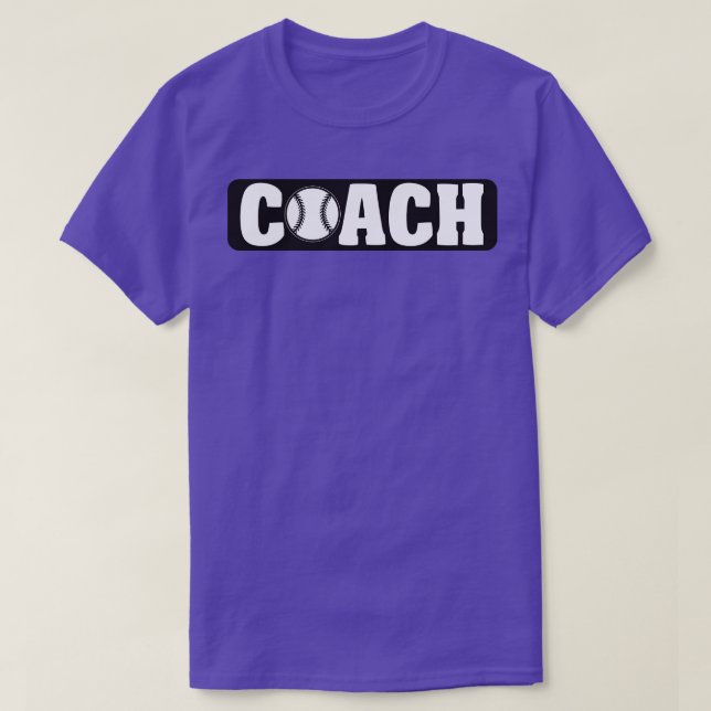 T-shirt Entraîneur de baseball (Design devant)