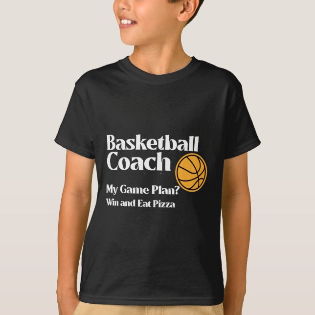 T-shirt Entraîneur de basket-ball (Devant)