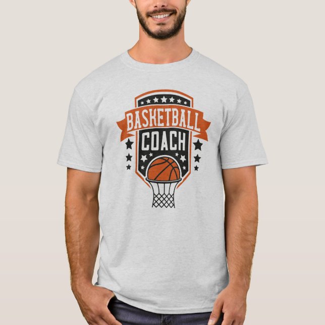 T-shirt entraîneur de basket-ball (Devant)