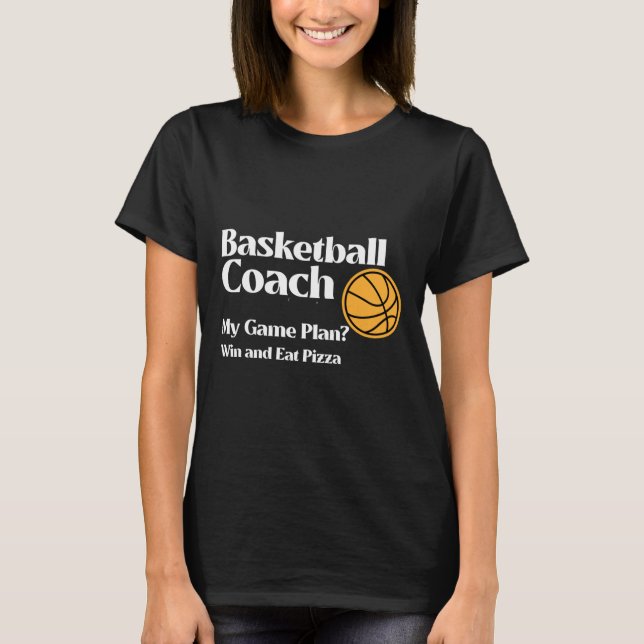 T-shirt Entraîneur de basket-ball (Devant)