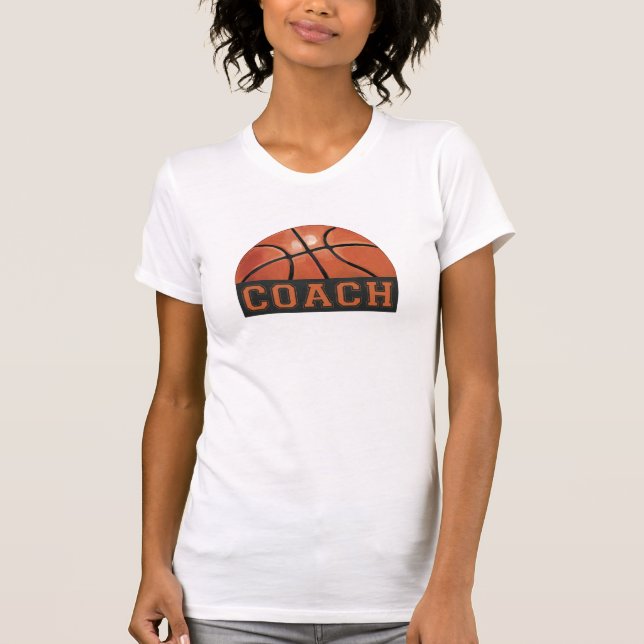 T-shirt Entraîneur de basket-ball (Devant)