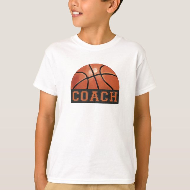 T-shirt Entraîneur de basket-ball (Devant)
