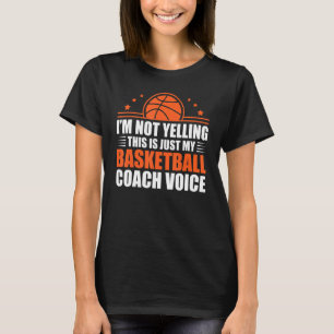 T-shirt Entraîneur De Basket-Ball cool Pour Hommes Équipe